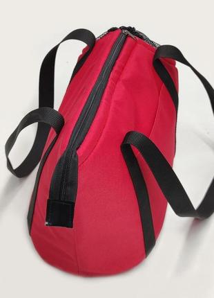 Сумка-переноска для котів, собак, маленьких домашніх тварин до 8 кг червона4 фото
