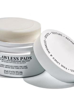 Instytutum flawless pads зволожуючі подушечки з кислотами для глибокого оновлення шкіри 60 шт.