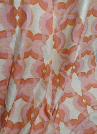 Шторы хлопок очень красивые коралловые