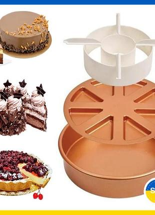 Форма для выпечки copper chef perfect cake pan