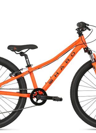 Велосипед підлітковий 24" haro 2021-23 matte orange / black, помаранчевий