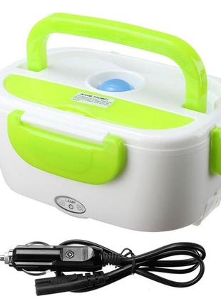 Контейнер для їжі з підігрівом the electric lunch box 12v, електричний ланч бокс в машину5 фото