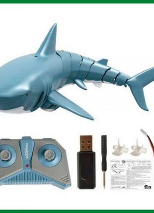 Плаваюча іграшка акула shark z102 на радіокеруванні, водна акула з пультом управління
