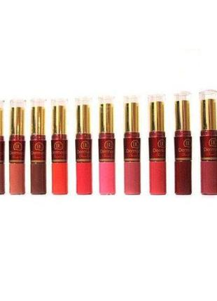 Набор жидких матовых помад dermacol matte lipcolor lipstick 12 штук2 фото