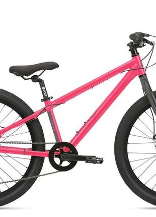 Велосипед підлітковий 24" haro 2021-23 beasley hot pink/charcoal, рожевий, 135-150 см