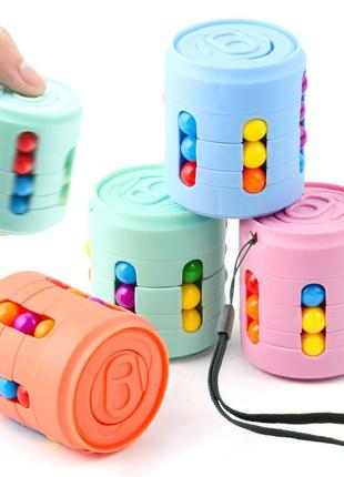 Дитяча головоломка банку cans spinner cube, головоломка антистрес для дітей8 фото