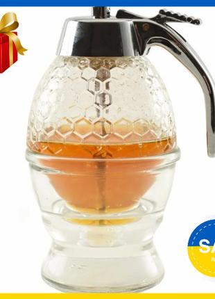 Диспенсер для меду ручний honey dispenser1 фото