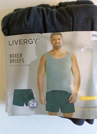 Бавовняні труси боксери баталли livergy