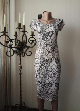 Платье  из вискозного трикотажа