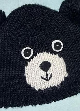 Шапка мишка девочке 2
