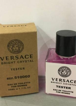 Тестер versace bright crystal 50 ml, версаче брайт кристал1 фото
