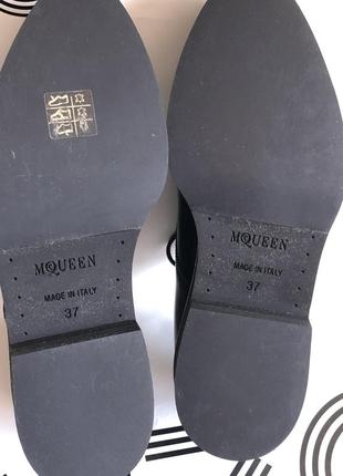 New кожаные туфли на толстой подошве alexander mcqueen италия оригинал6 фото