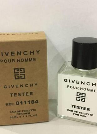 Тестер givenchy pour homme 50 ml, живанші пур хом