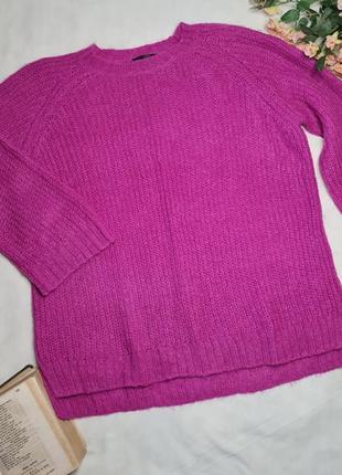 Шерстяной свитер кофта фуксия4 фото