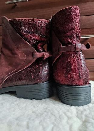Mjus кожаные теплые ботинки.3 фото
