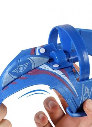 Дитячий пістолет катапульта space bus power 88118, дитячий планер катапульта з літаком6 фото