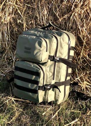 Рюкзак армейский на 40 литров. рюкзак вещевой военный для солдат зсу. хаки6 фото