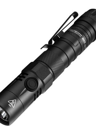 Ліхтар тактичний nitecore mh12 v2 (cree xp-l2 v6, 1200 люменів, 7 режимів, 1х21700, 1х18650, usb type-c)