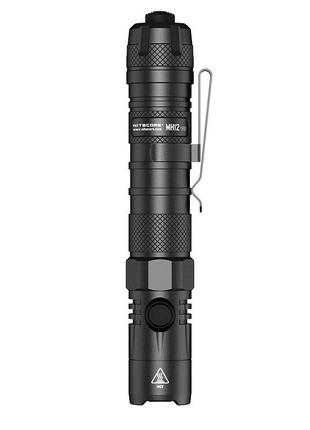 Ліхтар тактичний nitecore mh12 v2 (cree xp-l2 v6, 1200 люменів, 7 режимів, 1х21700, 1х18650, usb type-c)4 фото