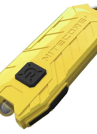 Ліхтар вмикний nitecore tube v2.0 (1 led, 55 люменів, 2 режими, usb), жовтий1 фото