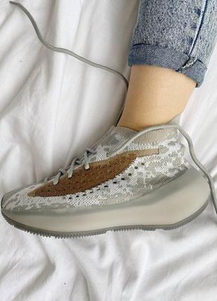 Жіночі кросівки adidas yeezy boost 380 mist / smb