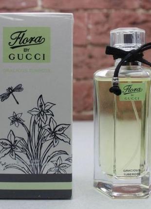 Женские духи gucci flora by gucci gracious tuberose (гучшие флора бай гуще грация тубероза) туалетная вода 100 ml/мл4 фото