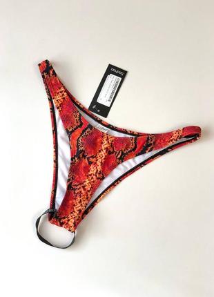 Плавки купальник змеиный принт