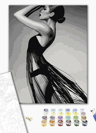 Картина по номерам 40х50 на деревянном подрамнике "в ритме чувств" bs51645