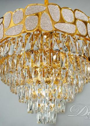 Классическая хрустальная люстра diasha 20029-600, золото