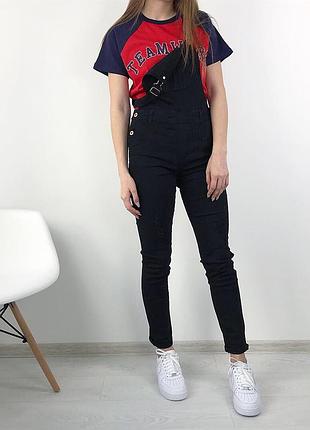 Джинсовий комбез new look комбінезон скінні