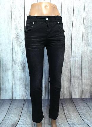 Джинсы качественные, подростковые ldb ind, черные, регул. оч хор сост!