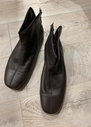 Чоботи шкіра хутро