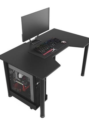 Геймерский игровой стол с подставкой под системный блок zeus 1200мм, 18лдсп, gamer-34 фото