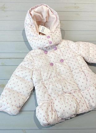 Куртка утепленная весна осень для девочки ovs 80
