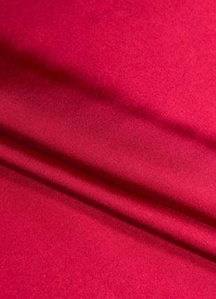 Атлас лайт софт плотный красный для одежды