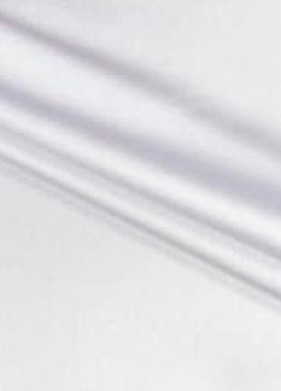 Атлас лайт софт щільний білий для одягу