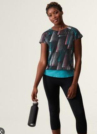 Футболка "good move" спорта легкая, поглощает влагу, позволяет телу дышать и быстро высыхает размер 8