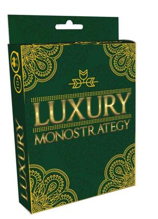 Карточная игра strateg luxury monostrategy экономическая на украинском языке 13,5х9х2,2 см;