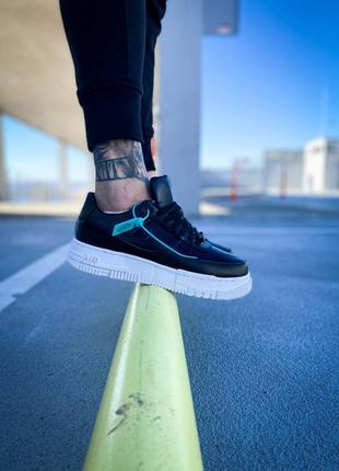 Кросівки Runner nike air force pixel "black/white"