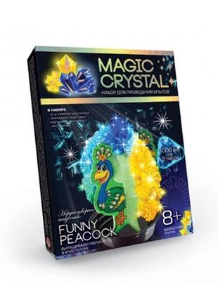 Набор для опытов по химии "magic crystal" кристаллы своими руками ,на русском языке, в коробке 18x13x2,5 см