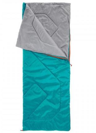Спальний мішок для кемпінгу quechua arpenaz 20 (190 x 72 см) бірюзовий