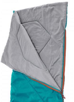 Спальный мешок для кемпинга quechua arpenaz 20 (190 x 72 см) бирюзовый4 фото