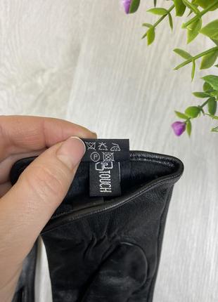 Перчатки кожаные chanel. италия