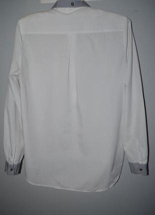 8/s фирменная натуральная женская рубашка блуза блузка river island классика9 фото