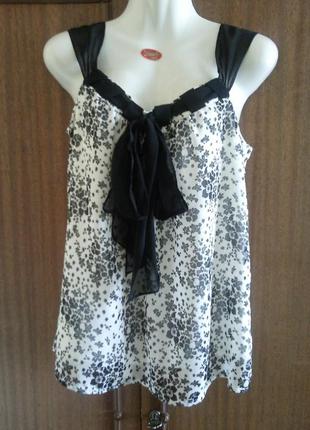 Майка с бантом