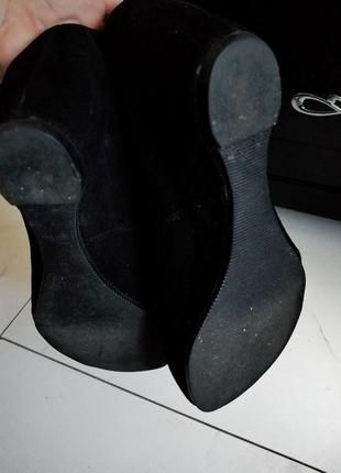 Чёрные туфли женские танкетка  basconi5 фото