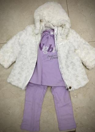 Chicco original, italy, спортивный костюм , брюки , свитер, свитшот, начёс, для девочки,1 фото