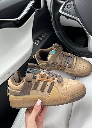Adidas forum bud bunny brown кроссовки адидас