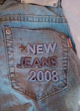 Тоненькие новые светленько голубенькие джинсы 👖 фирменные винтаж 20089 фото