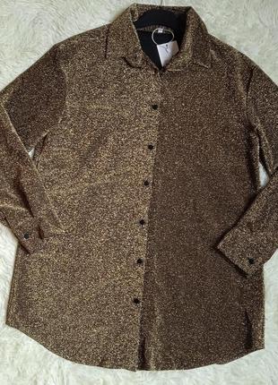 Рубашка с люрексовой нитью